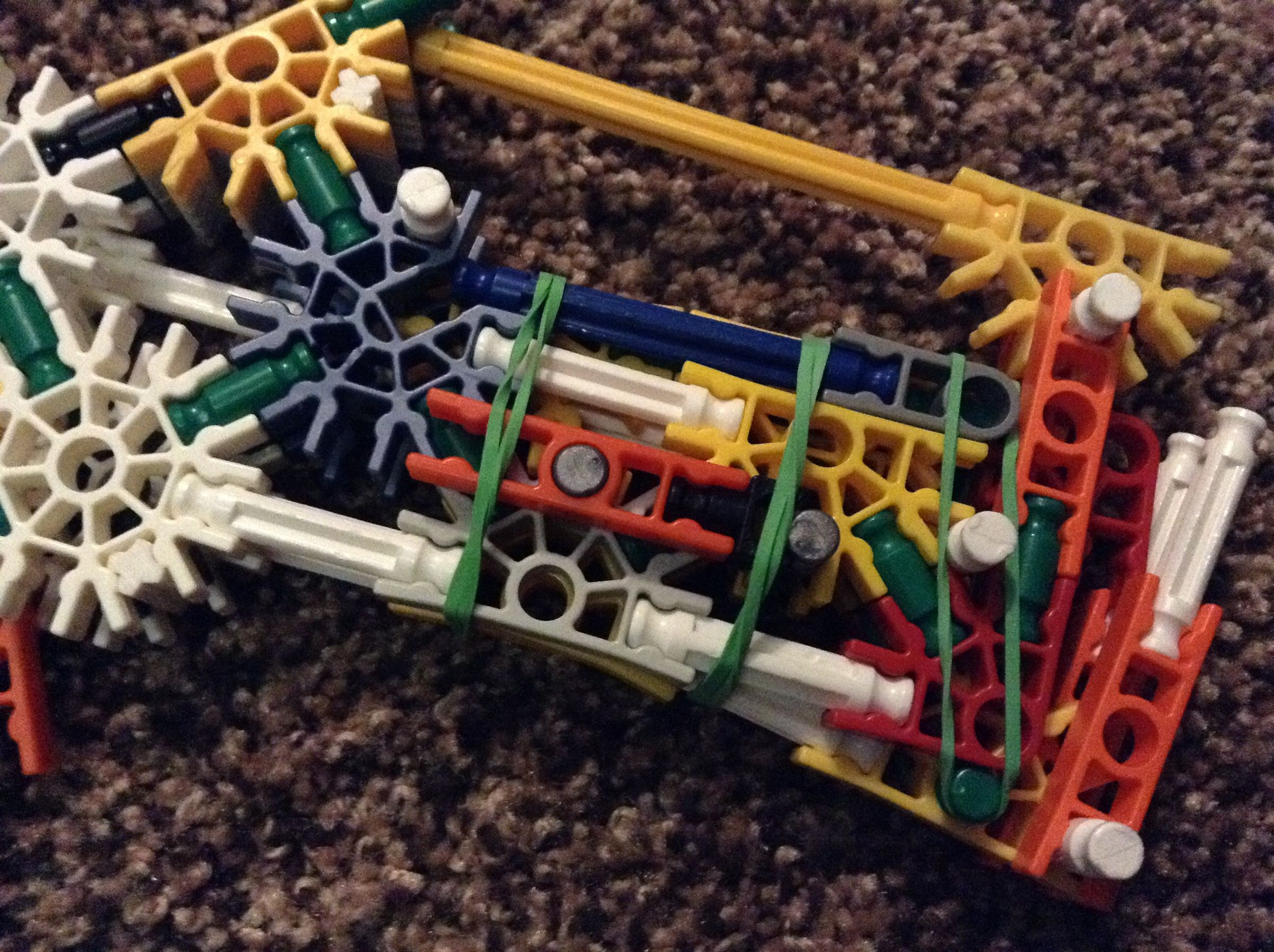 Knex Rubber Band Shot Gun Instructables