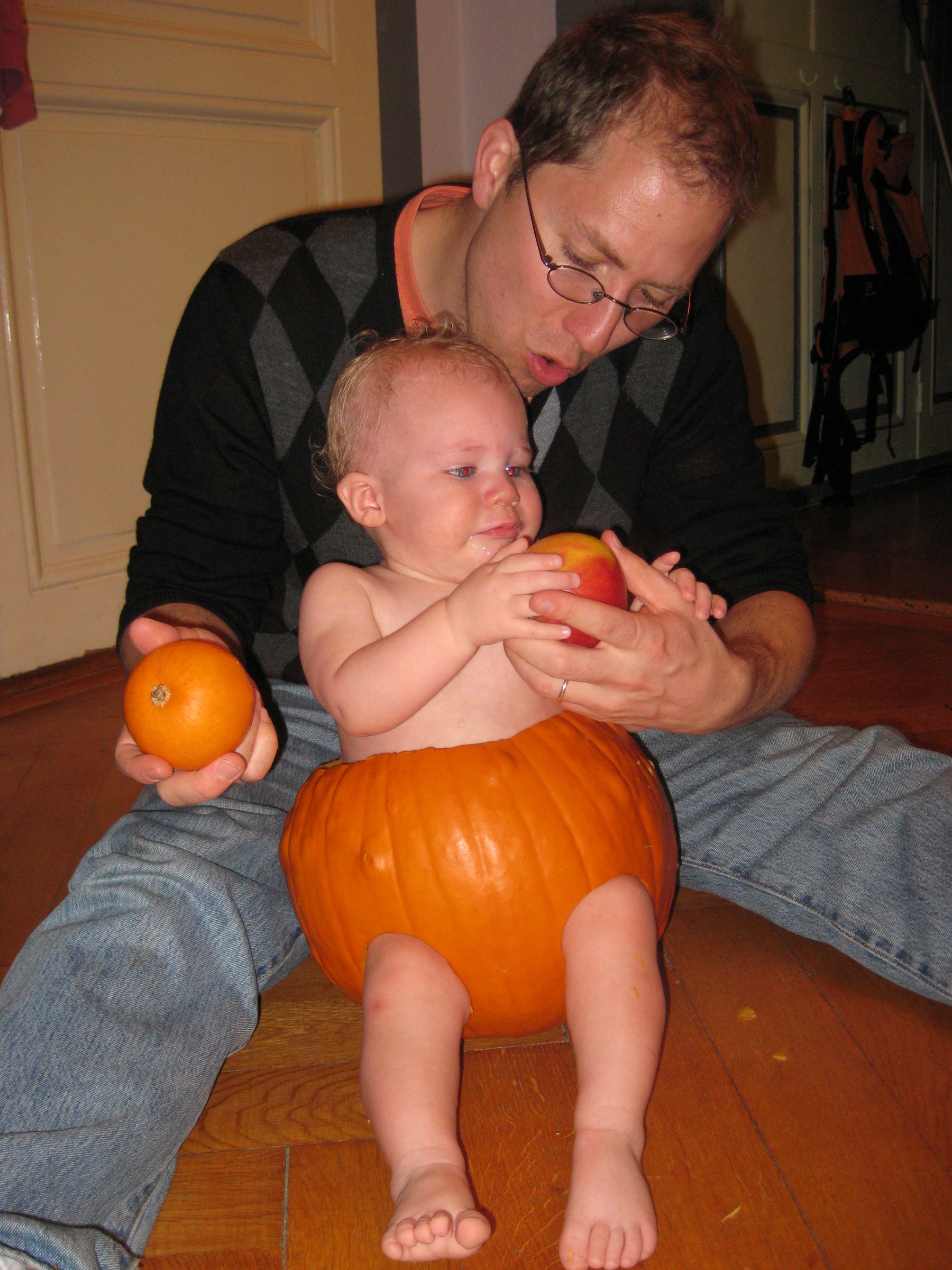 3-fer: Diaper, Jack-O Lantern, and Pumpkin Seeds!