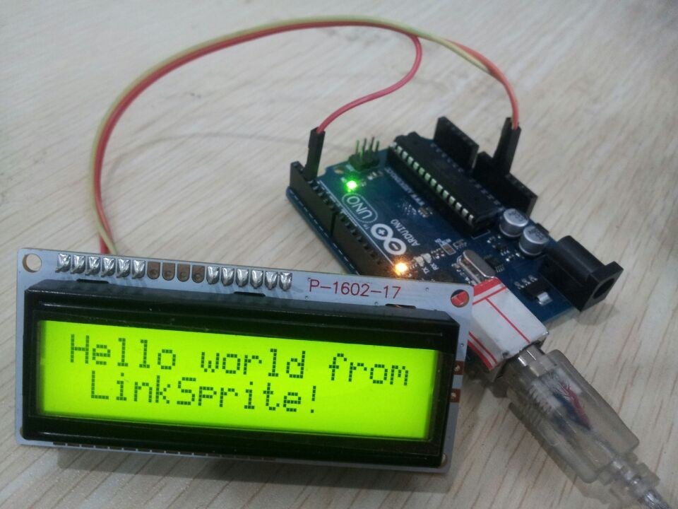 Serial Arduino Lcd Display