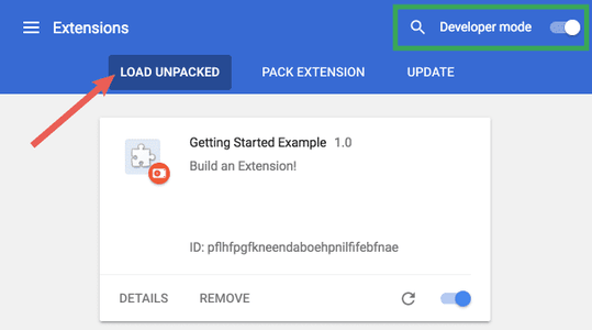 Load Your Chrome Extension