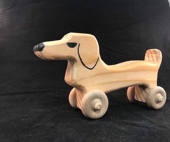 How to Make a Wooden Toy Wiener Dog 