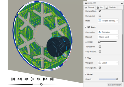CAM File, Part 5: Simulation, Post-process