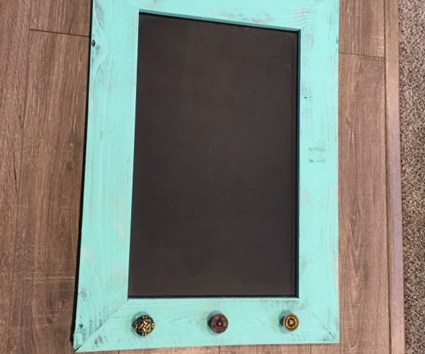 DIY Rustic Magnetic Chalkboard