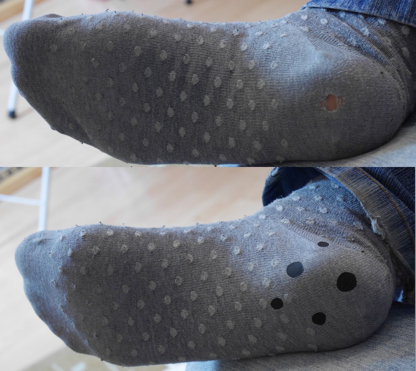 Socks Stuck Sock Repair - Quick and Creative : 3 Steps (with Pictures) - Instructables