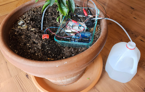 Automatic Tree Watering System Using Arduino Uno