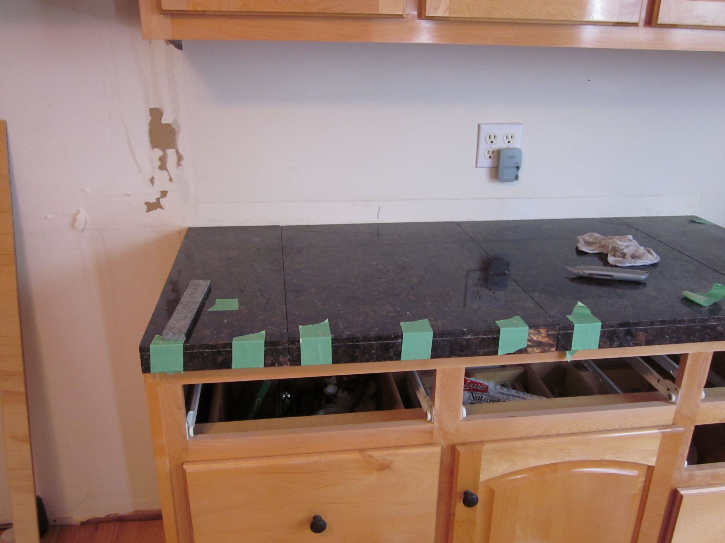 Granite Tile Kitchen Countertops 6 Steps (with Pictures) Instructables