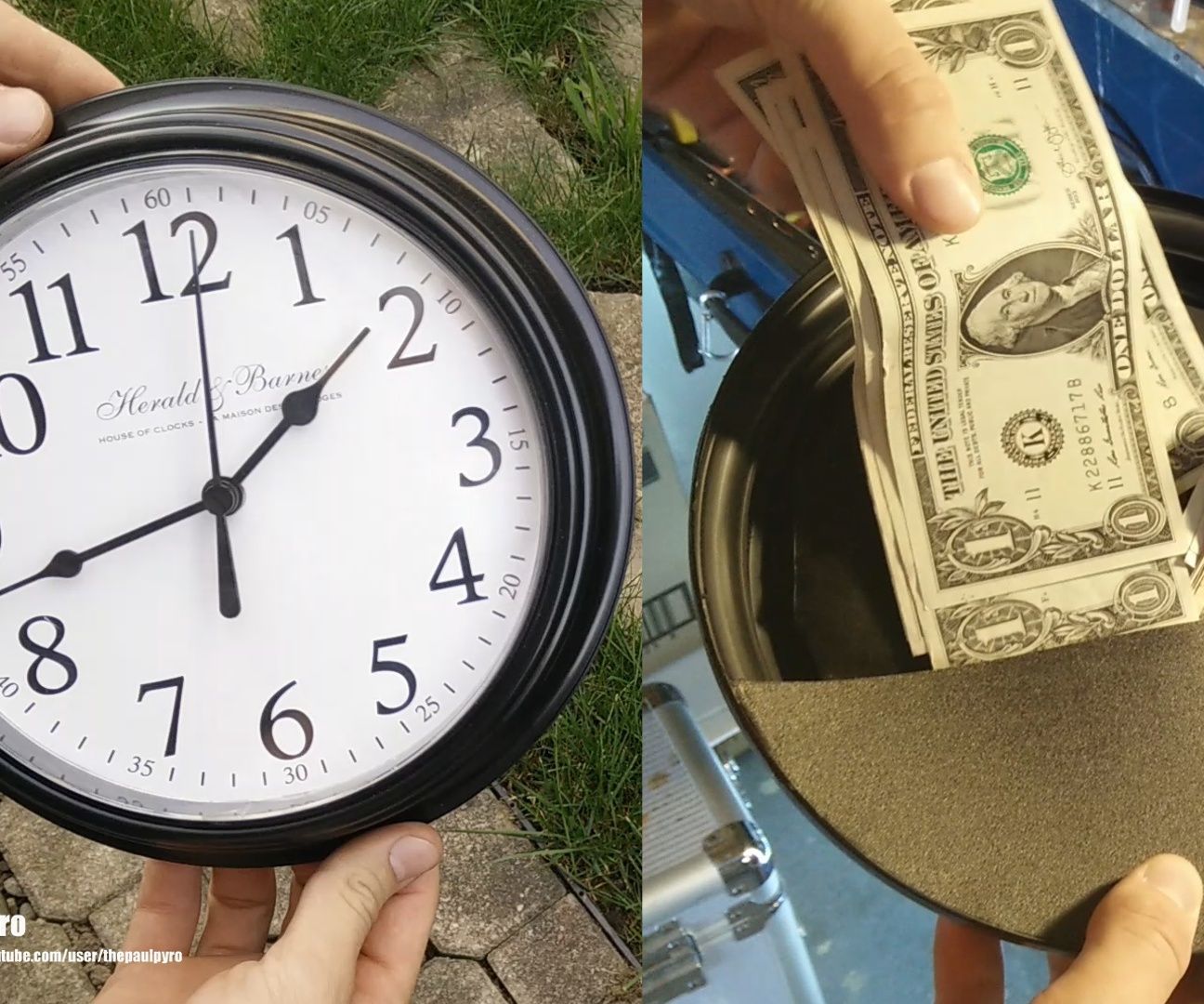 DIY Wall Clock Safe! 2$ Project!