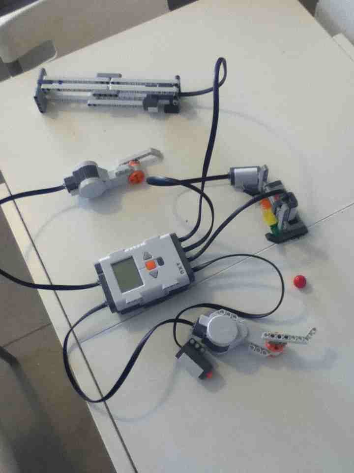 Soccer Table Made From Lego Mindstorms