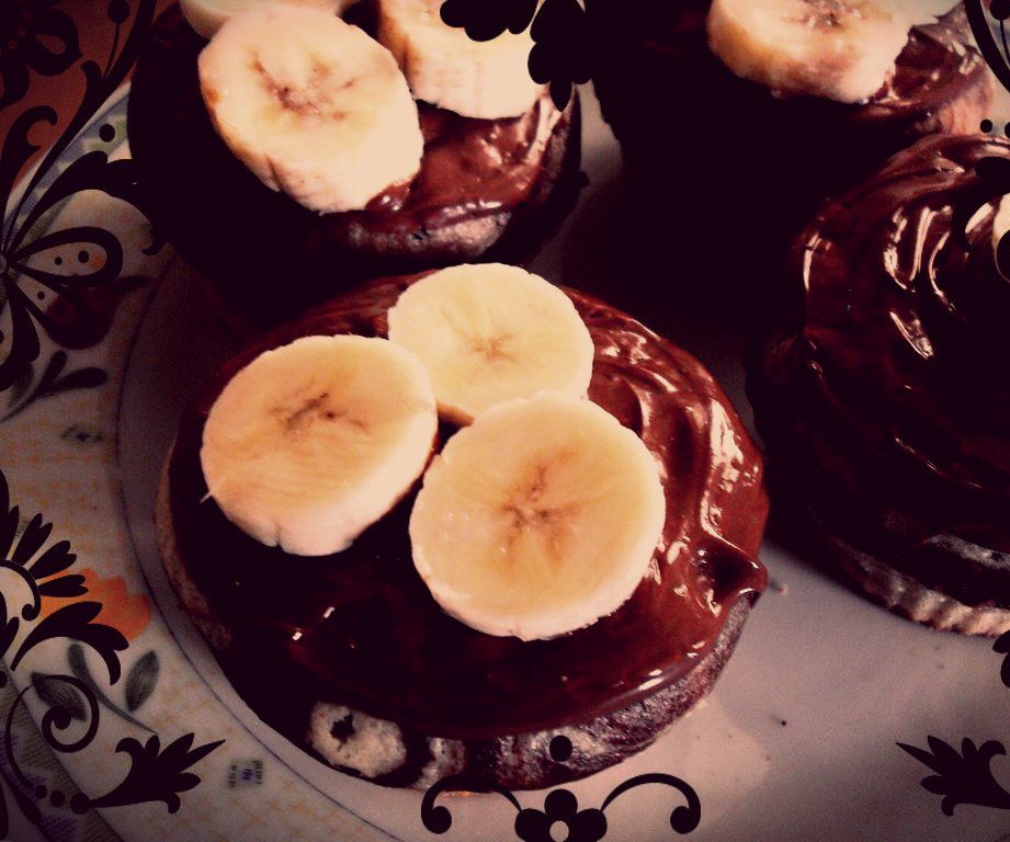 Vegan Banana Cocoa Muffins
