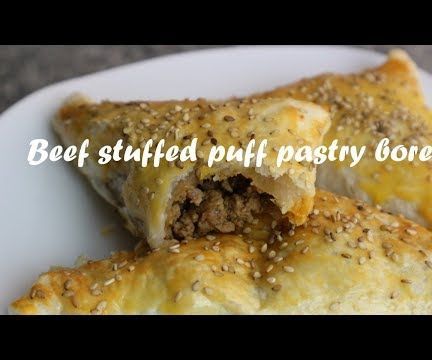 Beef Stuffed Puff Pastry Borek Recipe