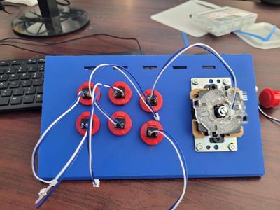 Assembly [Sanwa Parts and LCD Screen]