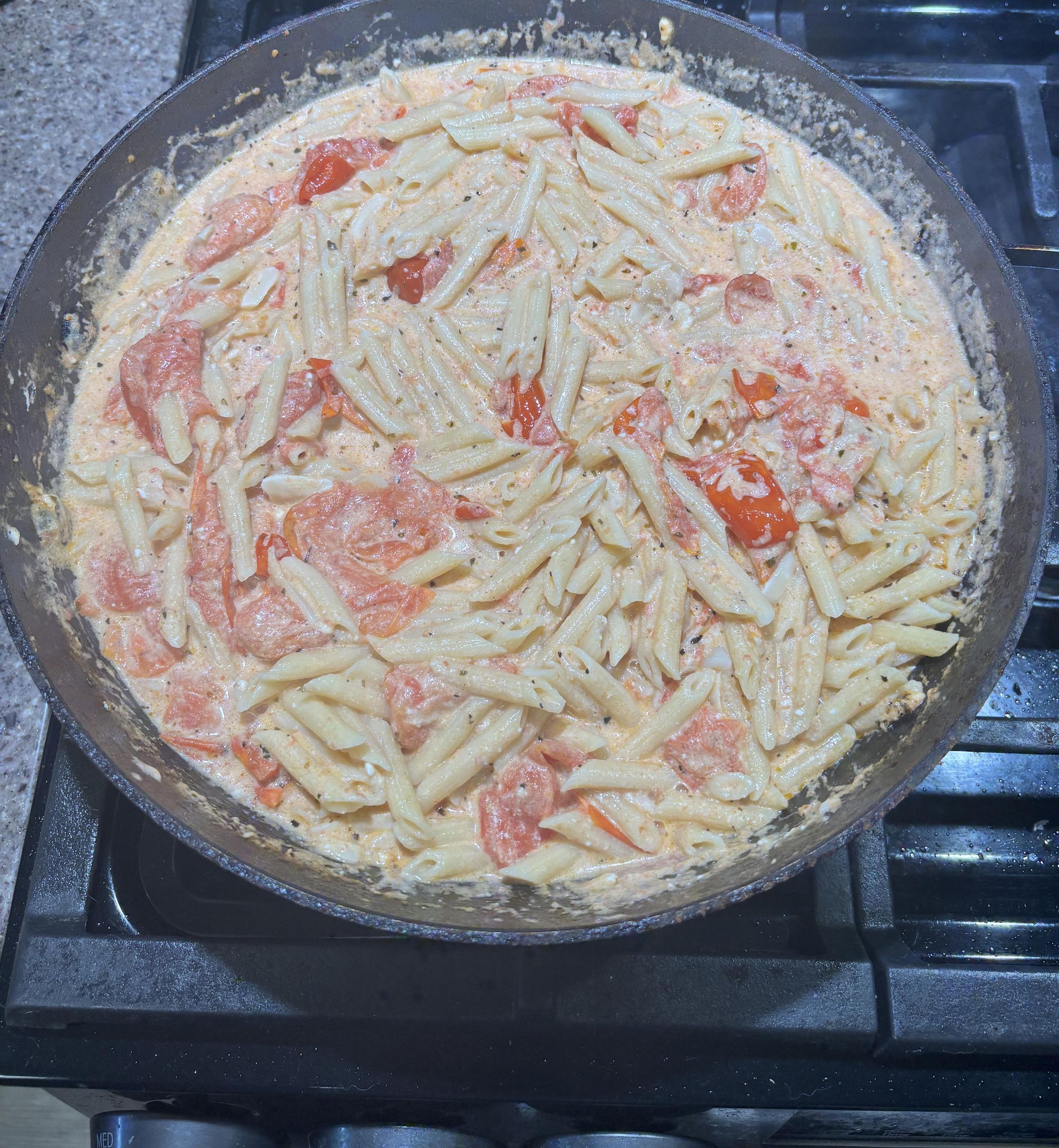 Easy, No Bake Feta Pasta