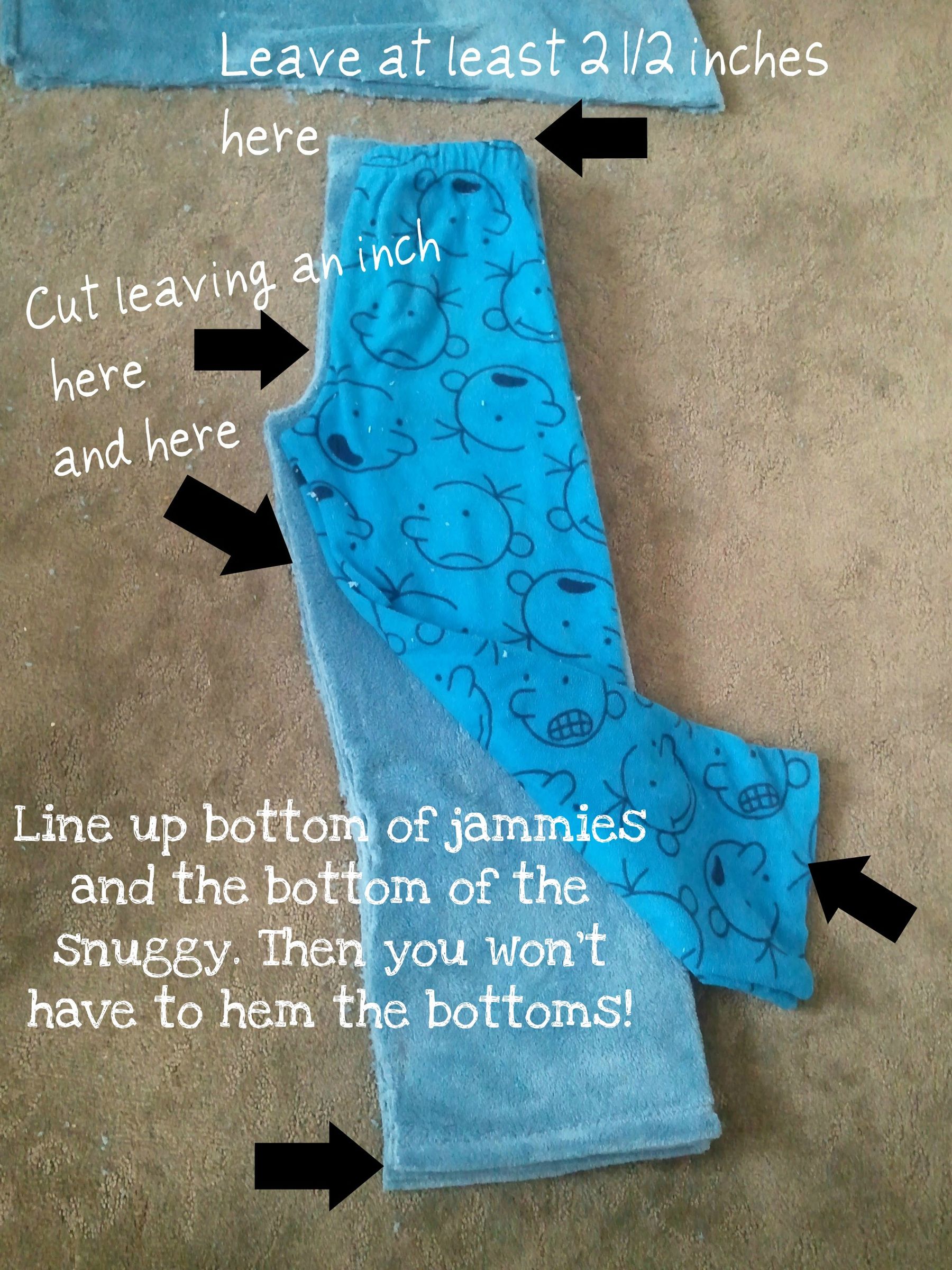 Make WARM Jammies From a Snuggy 7 Steps (with Pictures) Instructables