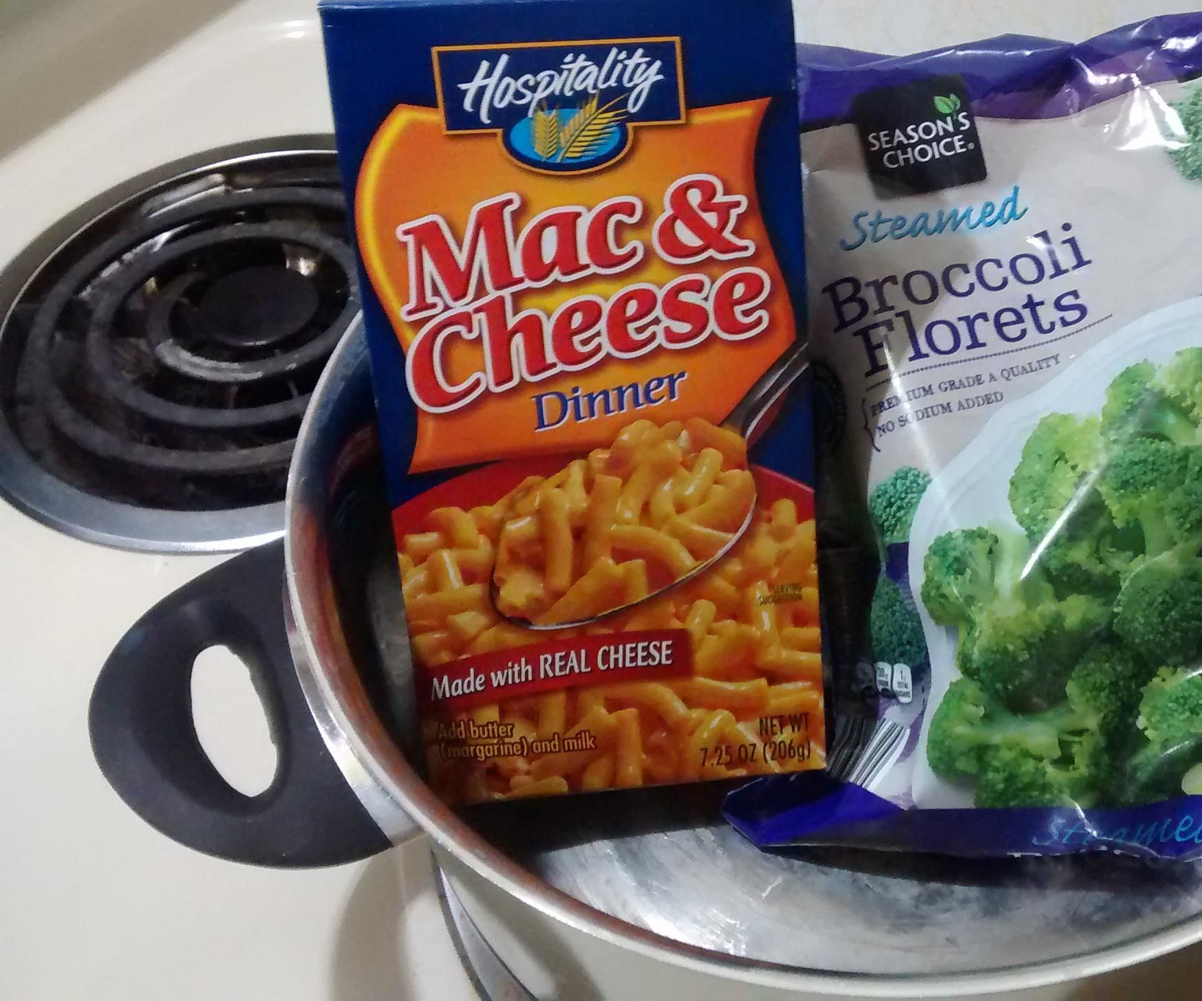 Broccoli, Macaroni, and Cheese