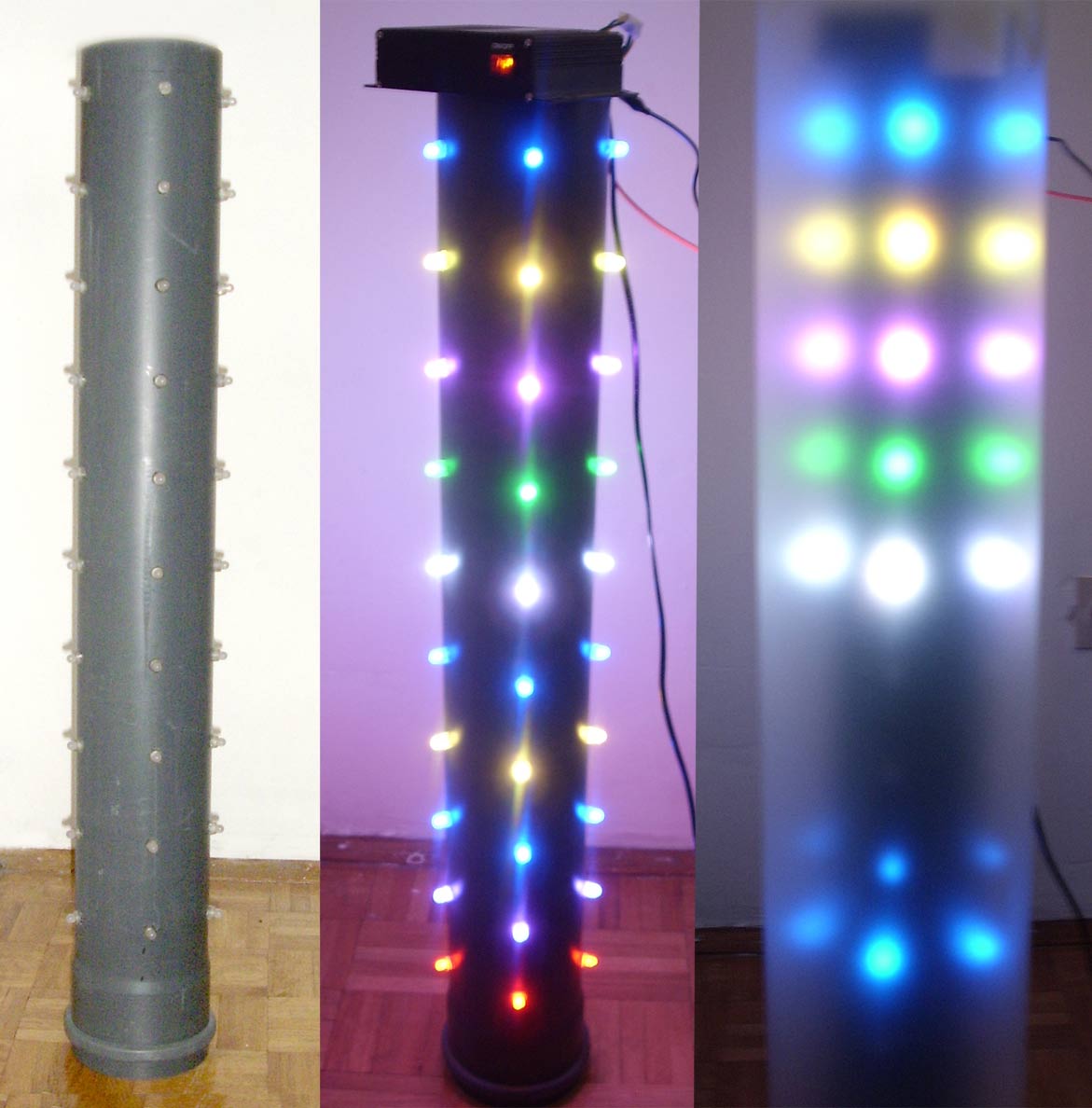 Easy run addressable LED pixels