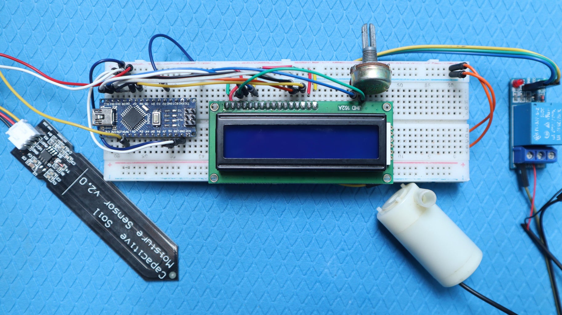 Automatic Plant Watering System Using Soil Moisture Sensor & Arduino ...