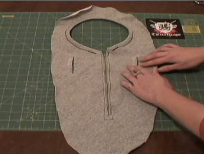 Making the Arm Holes