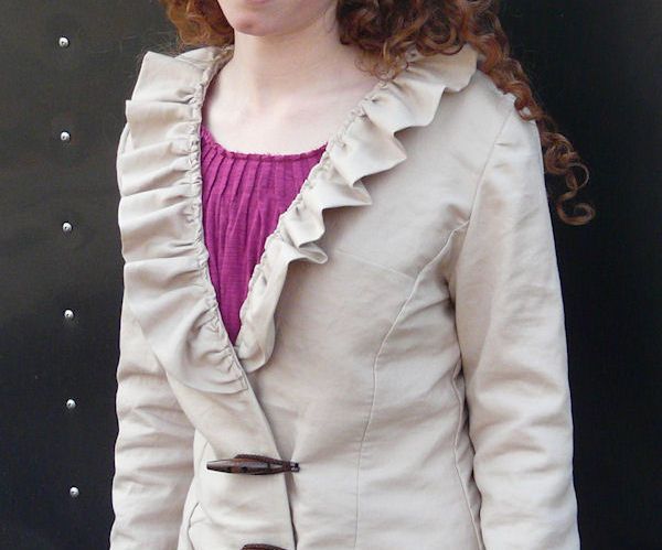 Fleece-lined Blazer, Earmuffs, and Hand Warmer