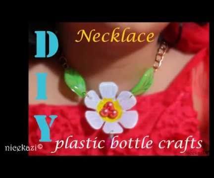 DIY Necklace_ Plastic Bottle Crafts 