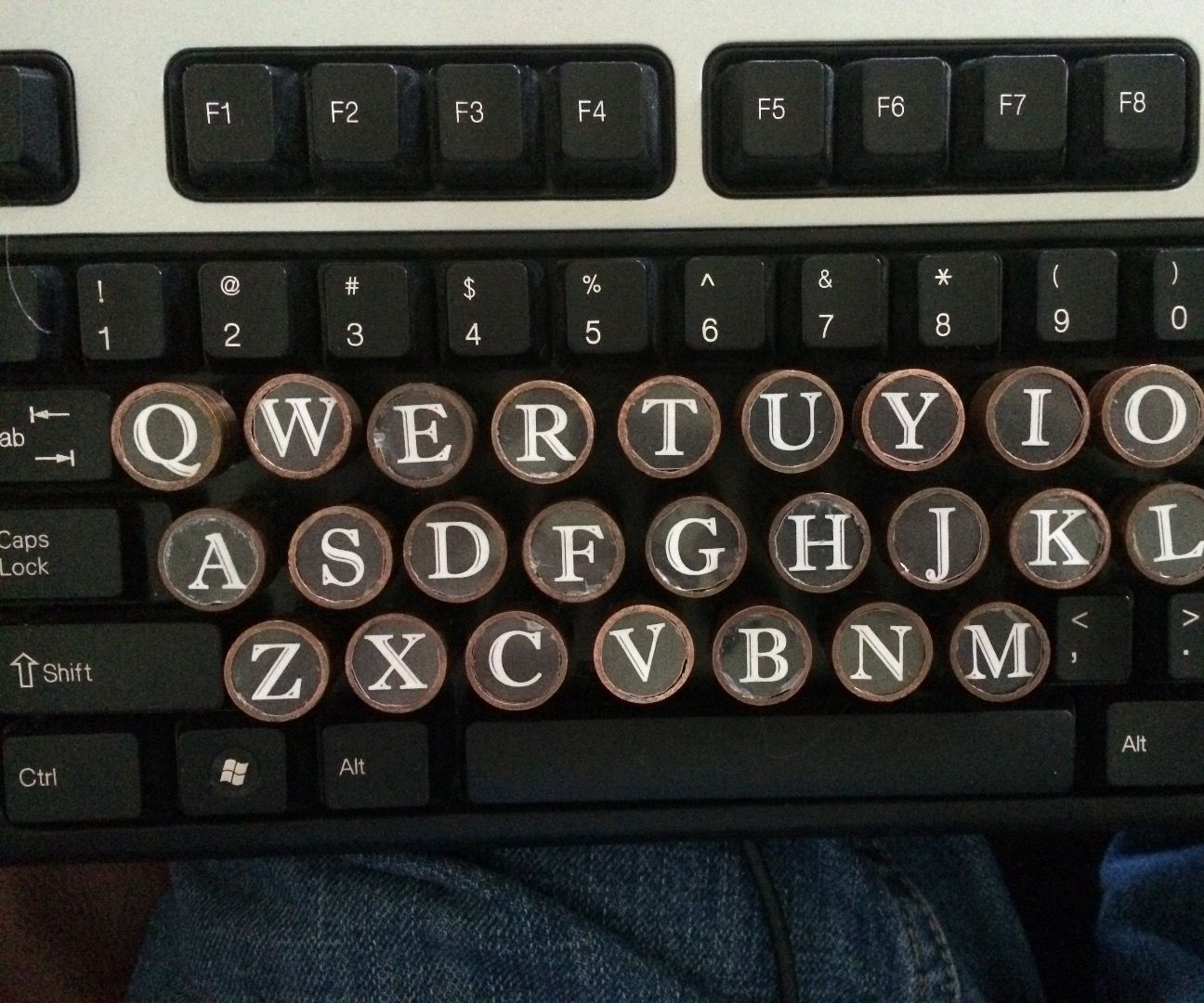 Cheap Steampunk Keyboard