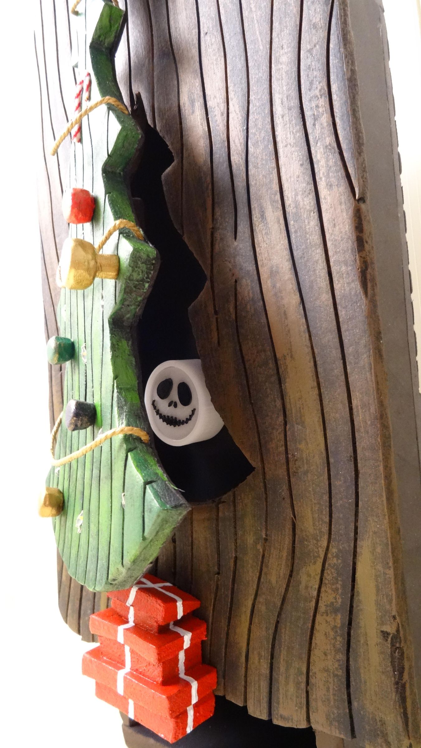 Nightmare Before Christmas Inspired Christmas Tree Door 8 Steps (with