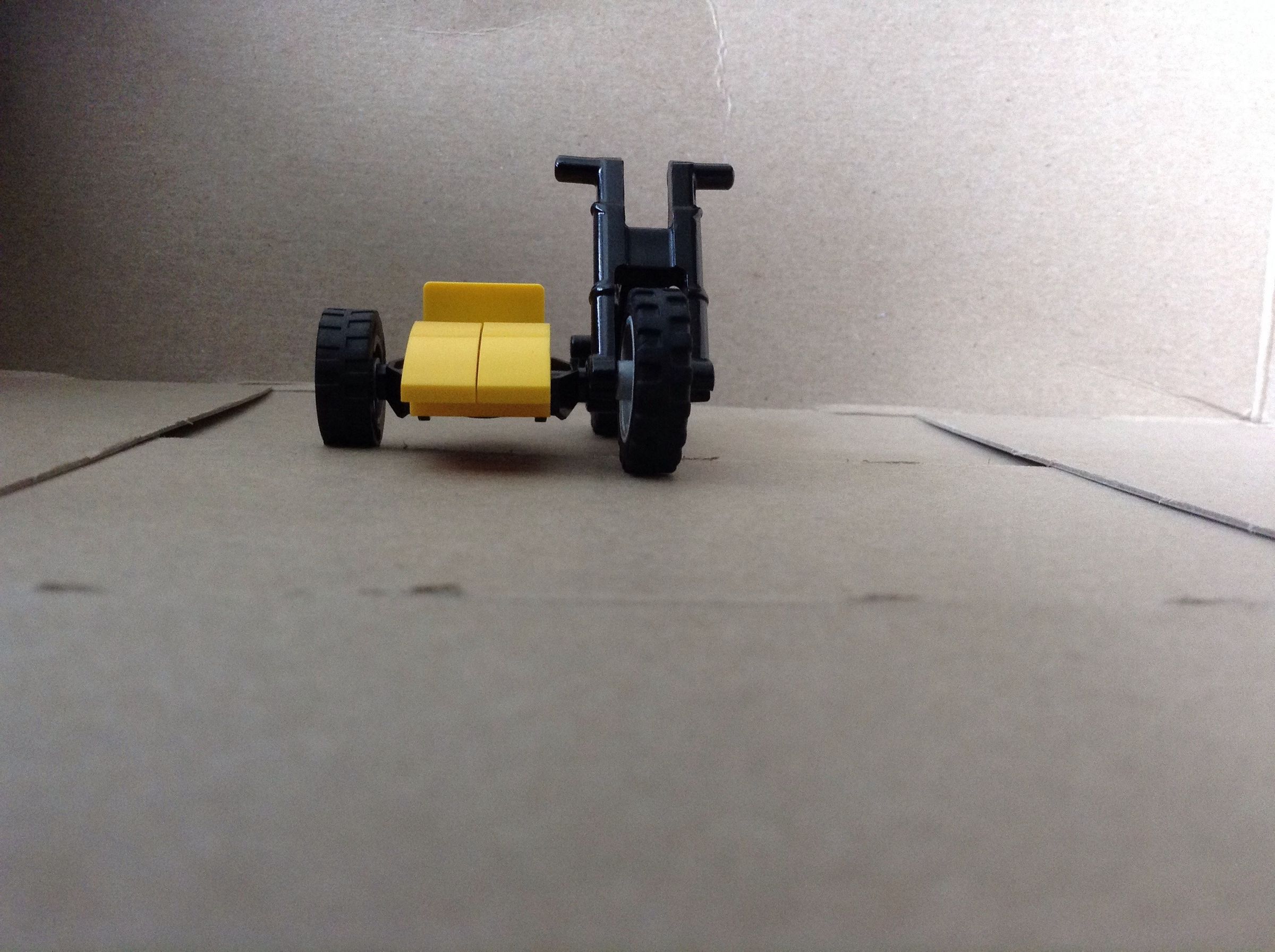 How to Make a Lego Motorcycle Side Seat