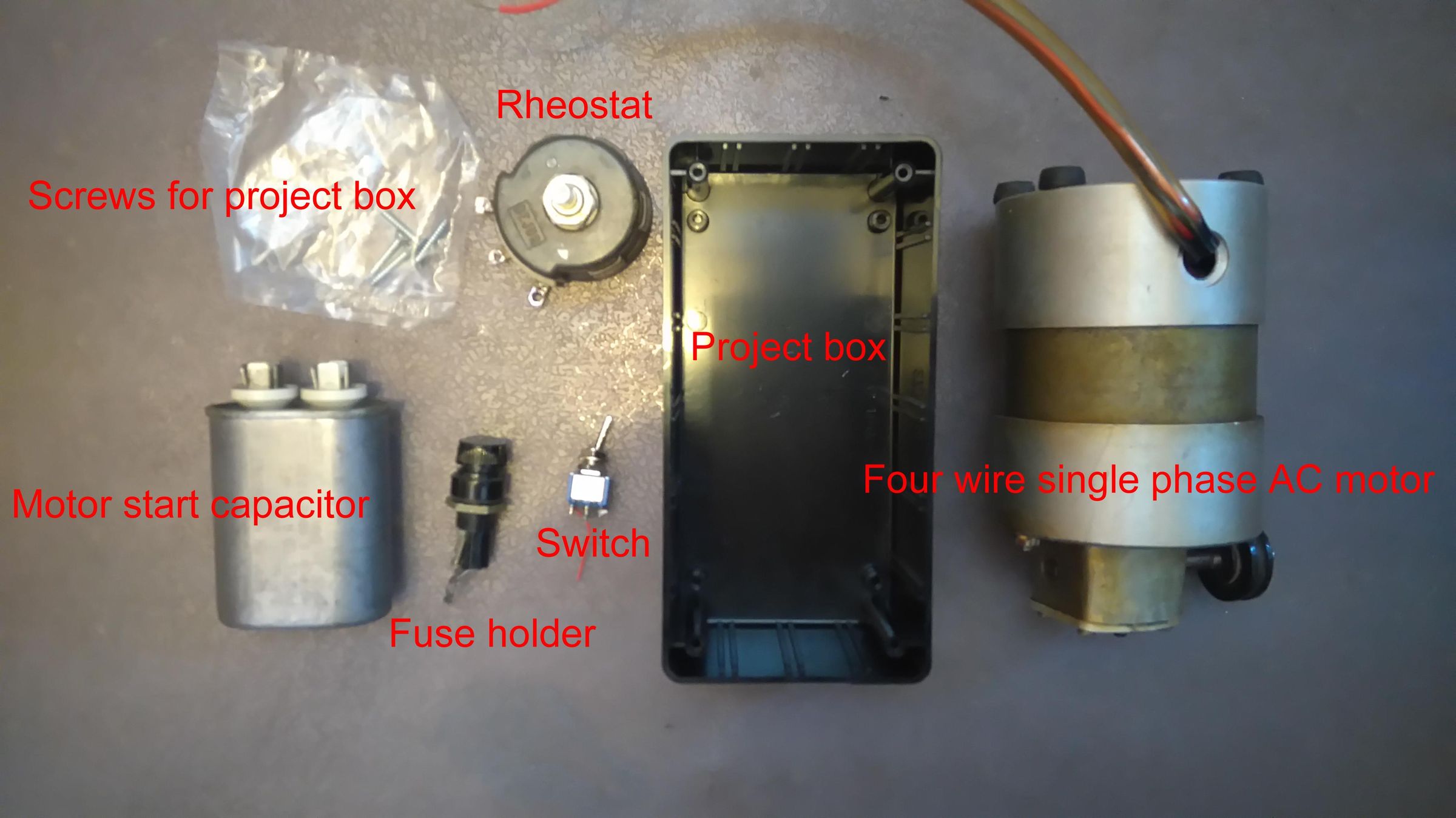 Motor Speed Control Box for Vibraphone 5 Steps (with Pictures