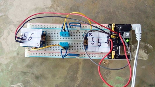 Huzzah ESP8266 Temp & Humidity Station