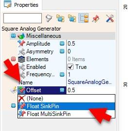 In Visuino Add & Set Components