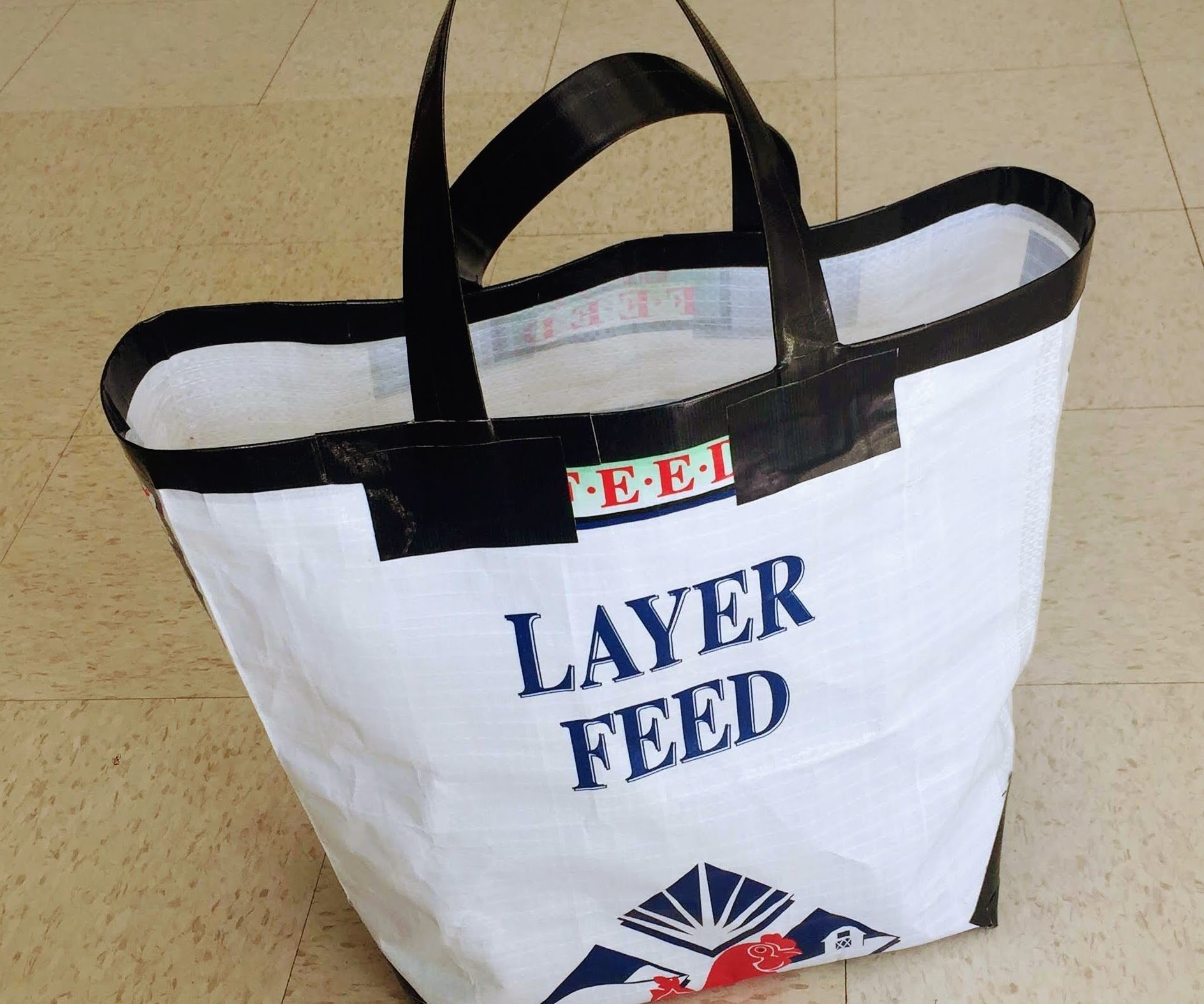 Reduce, Re-use, Recycle: Up-cycled Tote Bag