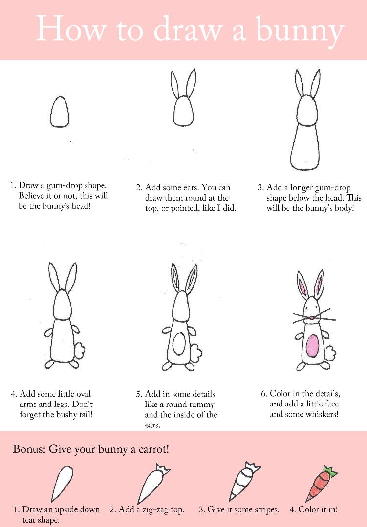 How to Draw a Bunny : 6 Steps - Instructables