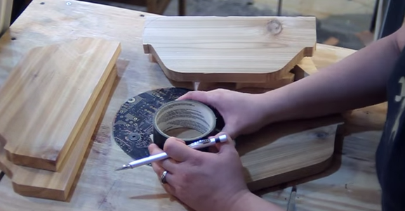 Make the Sides of the Light Fixture