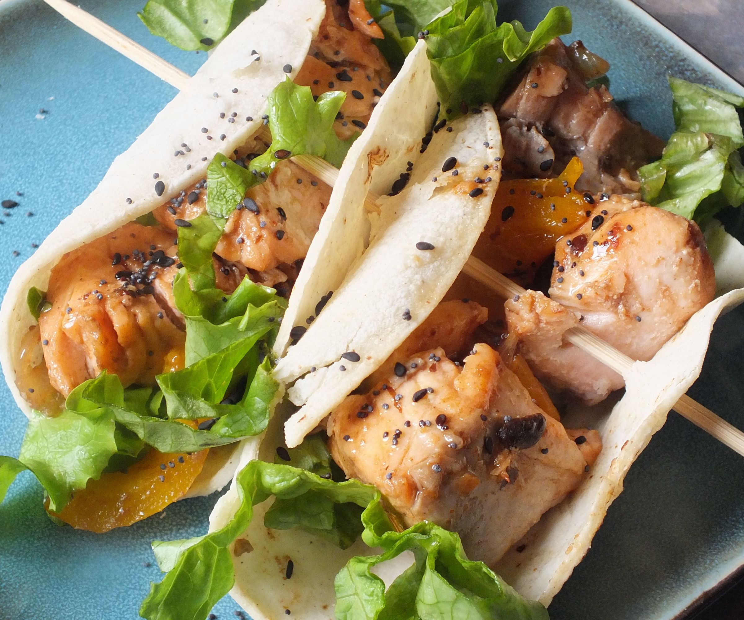 Asian/Mexican Salmon Taquitos