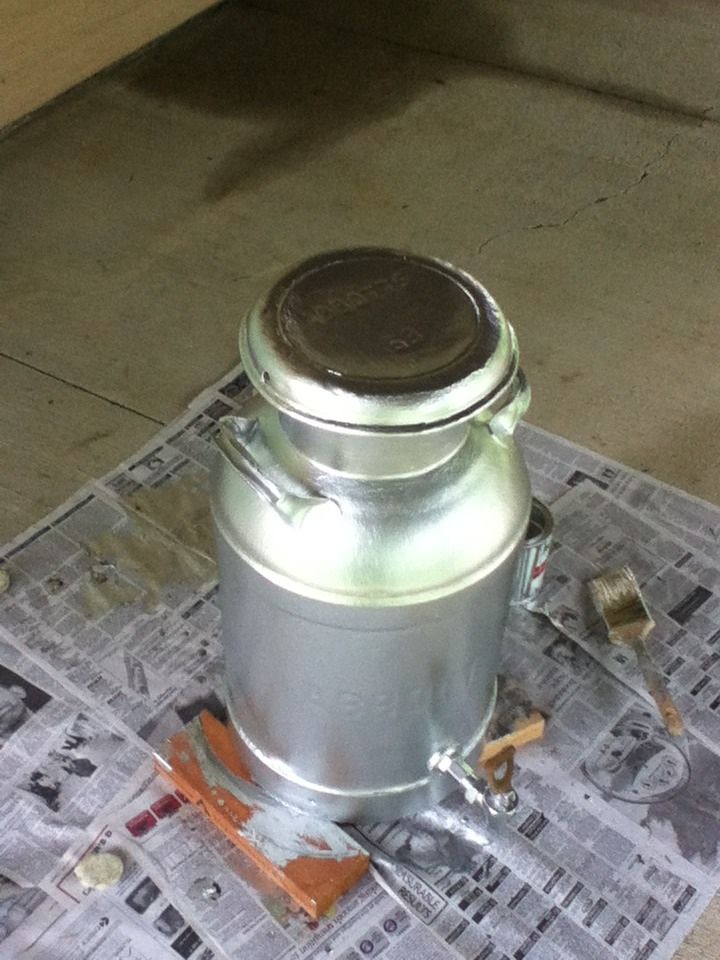 Painting A Milk Jug