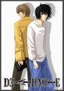 switchable Halloween costumes: L and Light from Deathnote
