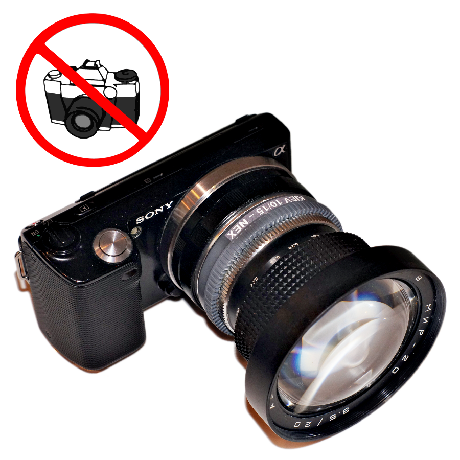 Using Kiev-10/Kiev-15 Lenses on Digital Cameras