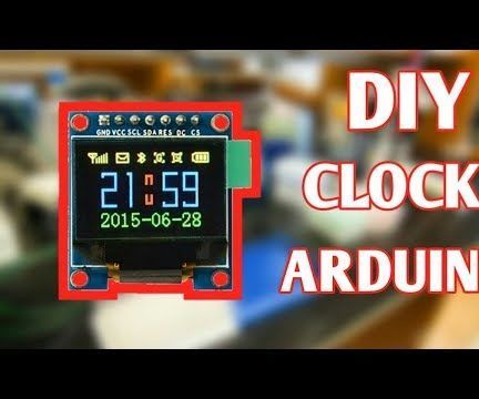 Arduino OLED Clock Project Using DS1307 IC