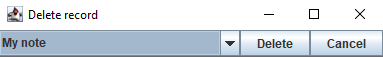 Delete Record