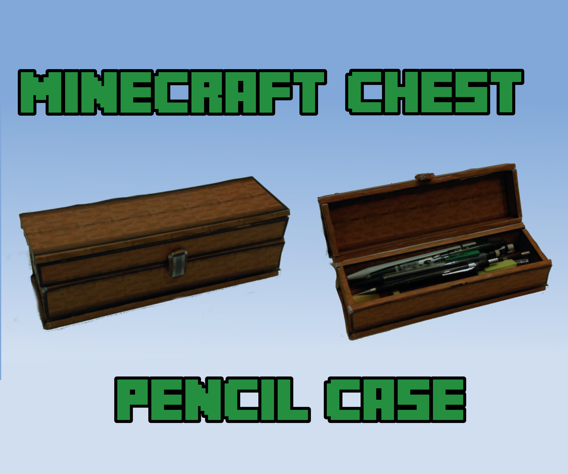 Minecraft Chest Pencil Case