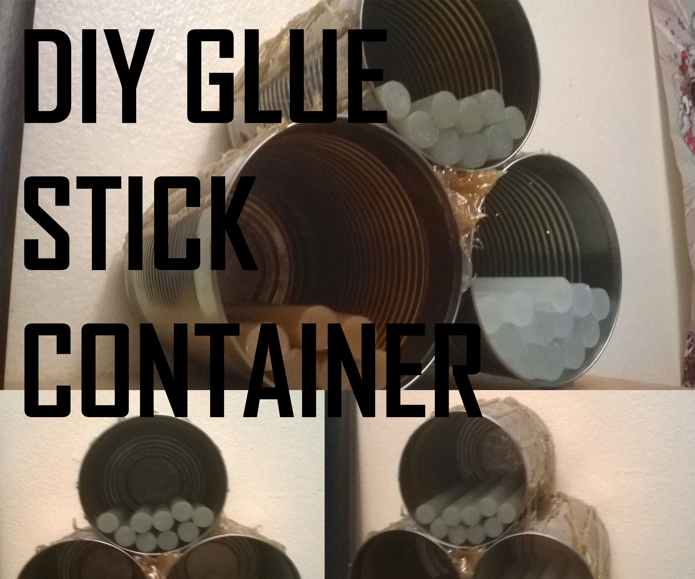 DIY Glue Stick Container