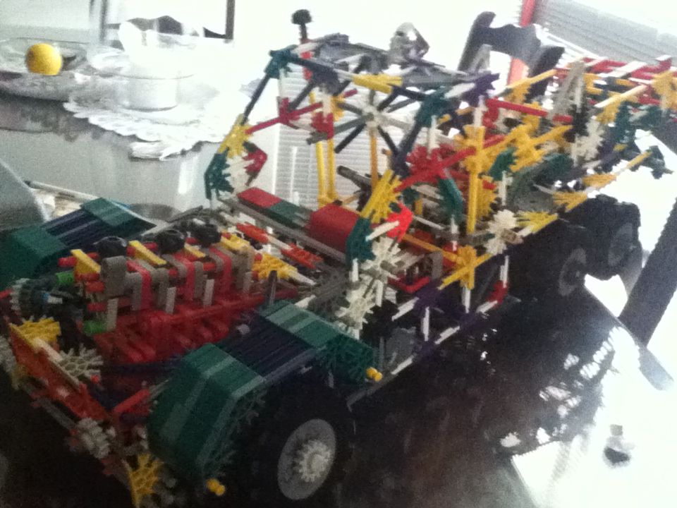 truck with alot of cool stuff to it