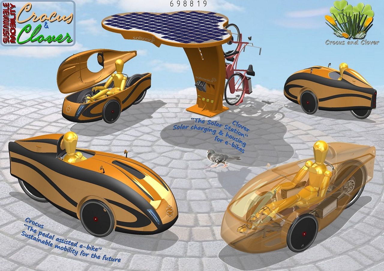 Velomobile and Storage-Charging Station