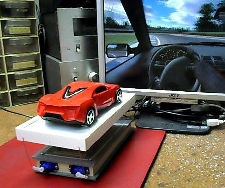 DIY Arduino 2d Motion Racing  Simulator