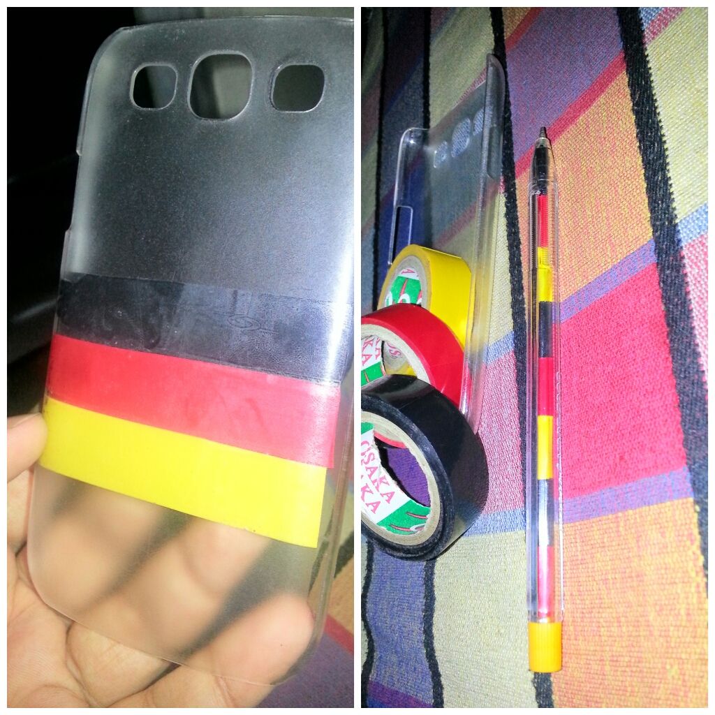 D.I.Y. FIFA'14 Germany Football Team Inspired Mobile Case and Pen 