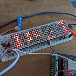ESP32 LED Matrix Clock : 8 Steps - Instructables