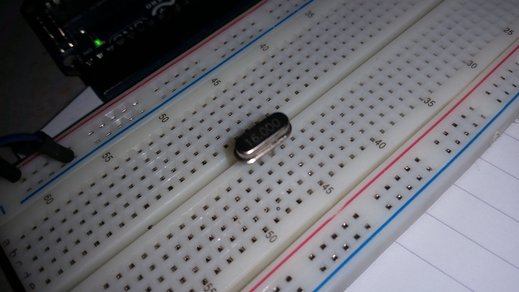 Burning Arduino Bootloader to Atmega 32A-PU Using Arduino As ISP : 5 ...