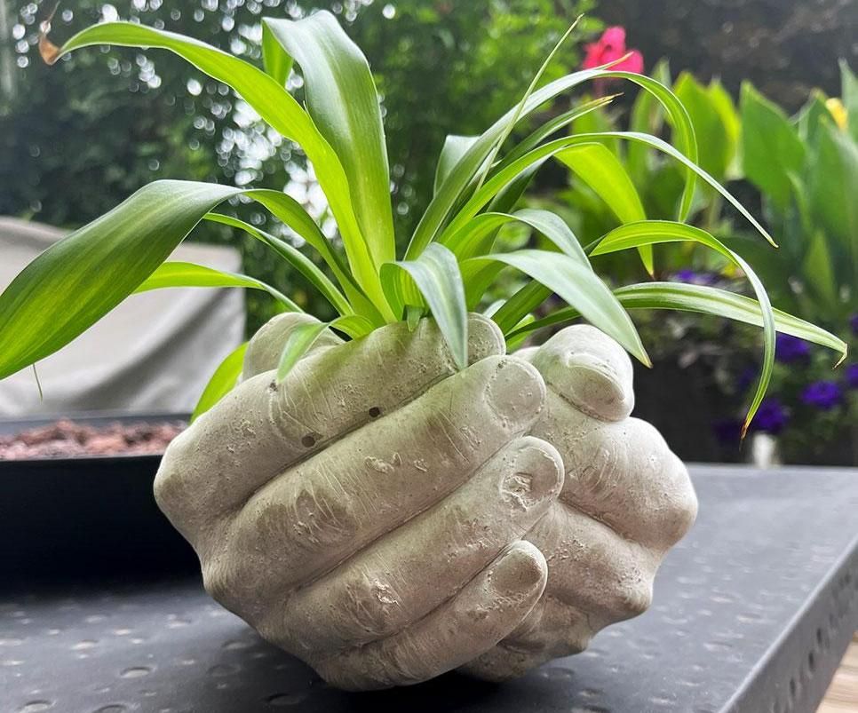 Concrete Hands Casting