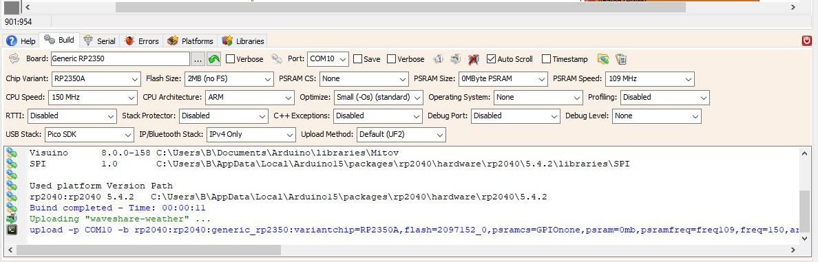 Generate, Compile, and Upload the Code