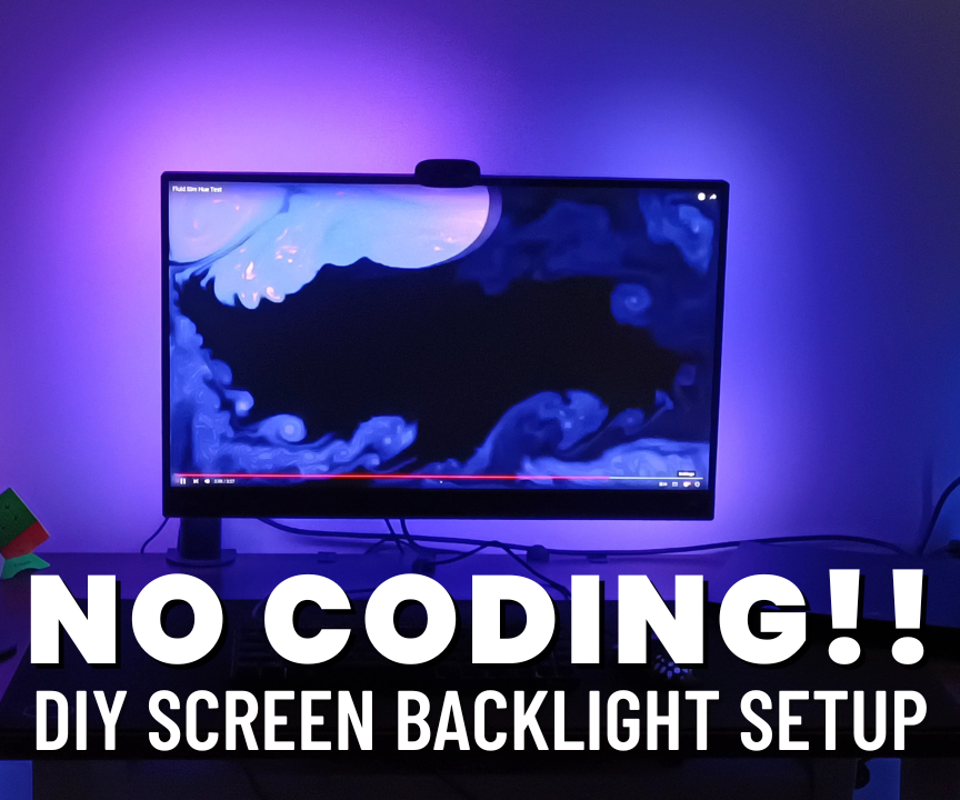 DIY Reactive LED Backlight for Your Screen in 3 Steps