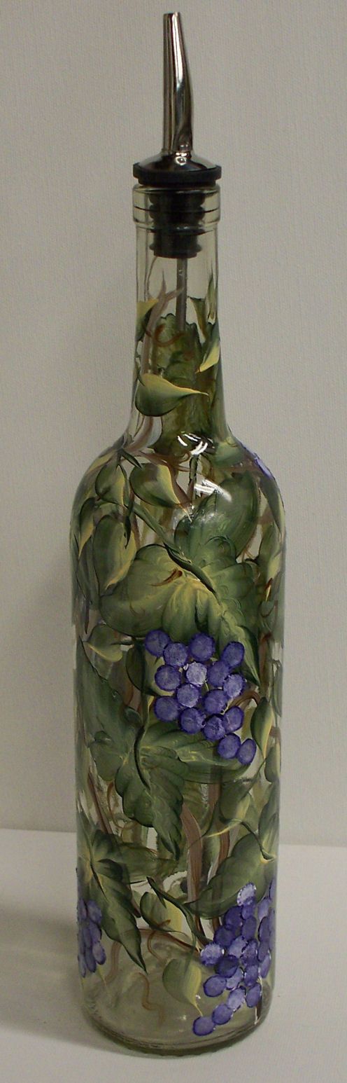 Turning a Wine Bottle Into an Oil Bottle